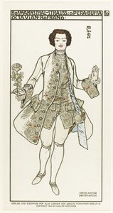 Kostümentwurf für die Oper Der Rosenkavalier von Richard Strauss, 1910