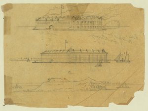 Fort Sumter von Alfred Rudolph Waud