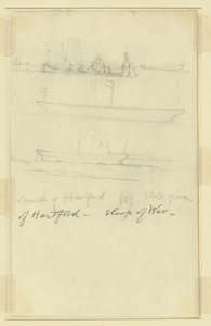 Stapellauf der Hartford, Kriegsschiff