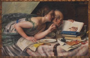 Der Dichter und seine Muse, 1925 von Alfred Schwarzschild