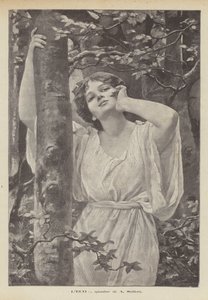 Das Echo, Gemälde von A. Seifert von Alfred Seifert