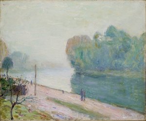 Eine Biegung des Flusses Loing, 1896