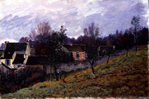 Herbst in Louveciennes von Alfred Sisley