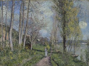 Ufer der Seine, ca. 1880-81 von Alfred Sisley
