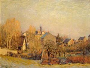 Frostiger Morgen in Louveciennes