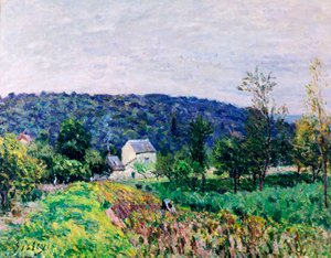 Hügel um Paris von Alfred Sisley