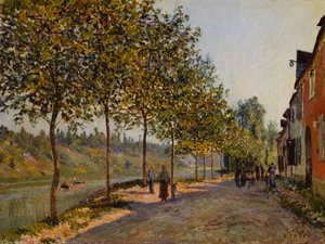 Juni-Morgen in Saint-Mammès von Alfred Sisley