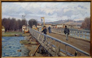 Die Brücke von Argenteuil von Alfred Sisley
