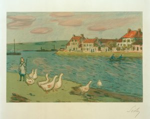 Die Gänse von Alfred Sisley