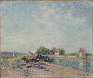 Saint-Mammès, Loing-Kanal von Alfred Sisley
