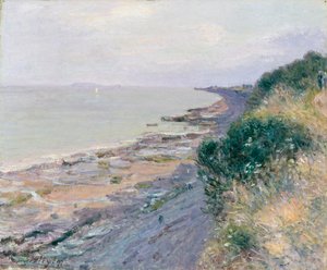Die Klippe bei Penarth, Abend, Ebbe, 1897 von Alfred Sisley