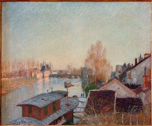 Ufer des Loing bei Moret