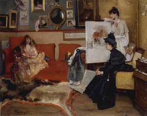 Im Atelier, 1888