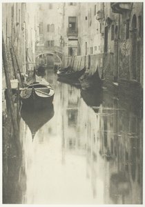 Ein venezianischer Kanal, 1894, gedruckt 1897 von Alfred Stieglitz