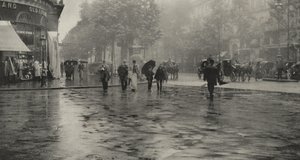 Ein nasser Tag auf dem Boulevard—Paris von Alfred Stieglitz