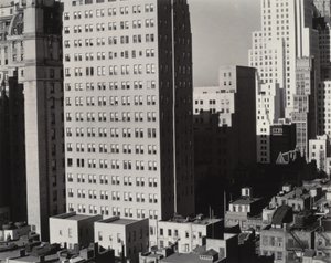 Von meinem Fenster bei An American Place, Norden von Alfred Stieglitz