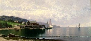 Die Landung, Bailey Island, Maine, ca. 1907 von Alfred Thompson Bricher