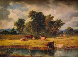 Ufer der Envy, nahe Rhuddlan, 1852, 1938 von Alfred Vickers