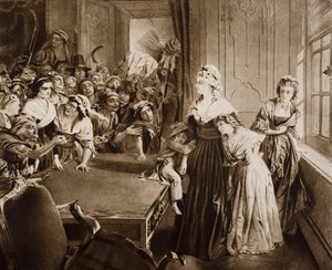 Die Tuilerien, 20. Juni 1792, Illustration aus 