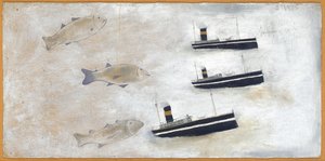 Fische und Trawler