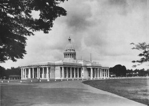 Neues Rathaus, Colombo, Ceylon, ca. 1890, 1910 von Alfred William Amandus Plate
