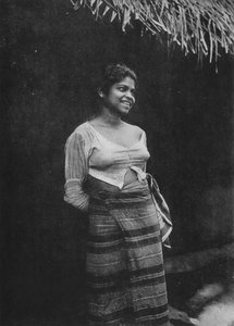 Singhalesische Dorfschönheit, ca. 1890, 1910