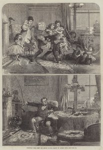 Weihnachtszeit, erstes und zweites Stockwerk