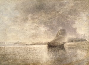 Holy Island Castle, Northumbria, ca. 1882-3 von Alfred William Hunt