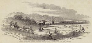 Szene des Eisenbahnunfalls in Chester, das Dee-Viadukt von Alfred William Hunt