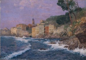 Stadt an der Riviera