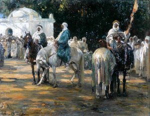 Vor dem Meshhed, ca. 1903 von Alfred von Wierusz Kowalski