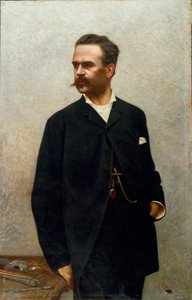 Porträt des Malers Niccolo Barabino von Alfredo Luxoro