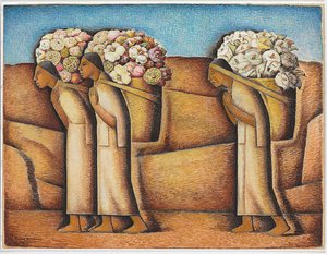 Nahe bei Ixmiquilpan, ca. 1933 von Alfredo Ramos Martinez