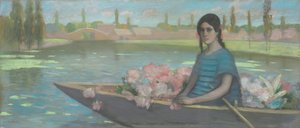 Blumenverkäuferin von Alfredo Ramos Martinez