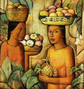 Früchte und Blumen von Alfredo Ramos Martinez