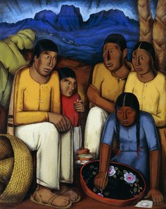 Der Maler von Uruapan, ca. 1930 von Alfredo Ramos Martinez
