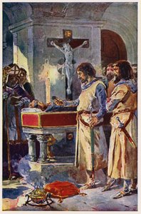 Martim de Freitas in Toledo von Alfredo Roque Gameiro