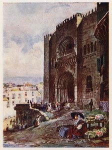Altstadt von Coimbra, Portugal von Alfredo Roque Gameiro