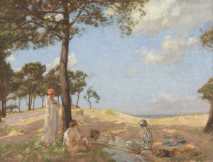 Badende, Pas de Calais von Algernon Mayow Talmage