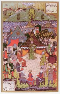 Der König von Ungarn, Lajos II. (1506-26) im Rat vor der Schlacht von Mohacs 1526, 1558