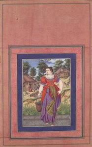 Sommer, aus einer Serie der vier Jahreszeiten, Folio aus dem Davis-Album, ca. 1660-70 von Ali Quli Jabbadar