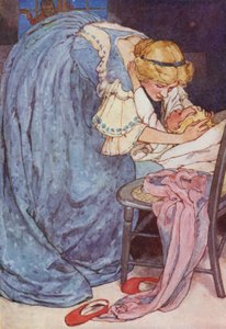 Schlaf, hübsches Liebling, weine nicht! von Alice Bolingbroke (after) Woodward