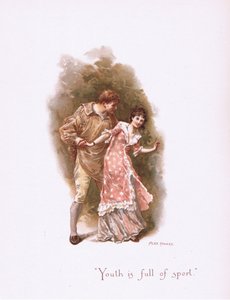 Jugend ist voller Sport, aus Some Old Love Songs, veröffentlicht von Hildesheimer & Faulkner, 1892
