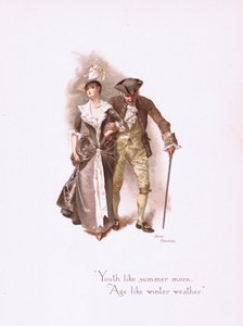 Jugend wie ein Sommermorgen, aus Some Old Love Songs, veröffentlicht von Hildesheimer & Faulkner, 1892