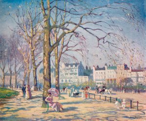 Frühling im Hyde Park, um 1910 von Alice Maud Fanner