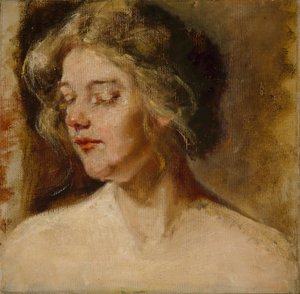 Blondes Studiomodell von Alice Pike Barney