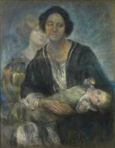 Italienische Frau mit Kind von Alice Pike Barney