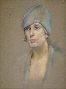 Der Besucher (Mrs. Richard P. McCullough) von Alice Pike Barney