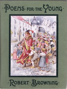 Vorderseite: Und nach ihm drängten die Kinder, Illustration aus Gedichte für die Jugend: Robert Browning, ca. 1920 von Alice Ross