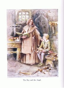 Der Junge und der Engel, Illustration aus 